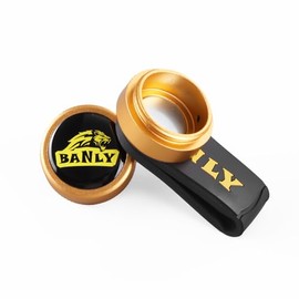 Banly Pool Chalk Holder with Fixed Belt Clip, Portable Magnetic Clip Pocket Chalker, Mini Chalk Holder Pool Billiards, Pool Cue Chalk Case Container Box for Billiard Cue Tool Pool Table Accessories