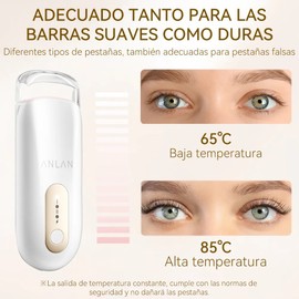 Rizador De Pestañas Eléctricas Gruesas Termico Portátil