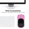 Wireless Car Gaming Mouse, 2.4G Wireless Bluetooth Optical Mouse with