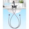 iVIGA 24-Inch Faucet Supply Lines: Braided Stainless Steel Flexible Faucet