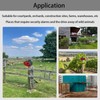 Outdoor Solar Motion Sensor Alarm Waterproof 13 Sounds Dog Barking