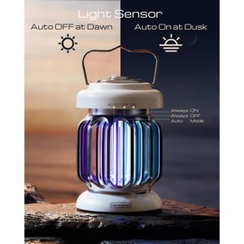 Híbrido Spectrum, Zapper de insectos al aire última intervensión Zapper de insectos para interiores y exteriores, repelente de mosquitos para patio al aire última intervensión, trampa para moscas de