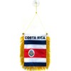 Costa Rica Flag Car Window Hanging Pennant