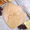 'Decorative Bow ' Wooden Heart Shaped Chopping/Cutting Board (WB00079611)