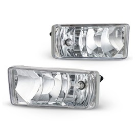 WEZEMLIGHT - Conjunto de luz antiniebla de conducción de repuesto para Chevy Silverado 2008-2014 2007-2011 Avalanche 2007-2014 Suburban y Tahoe GMC Sierra/Yukon con bombillas halógenas H16 de 12 V 19