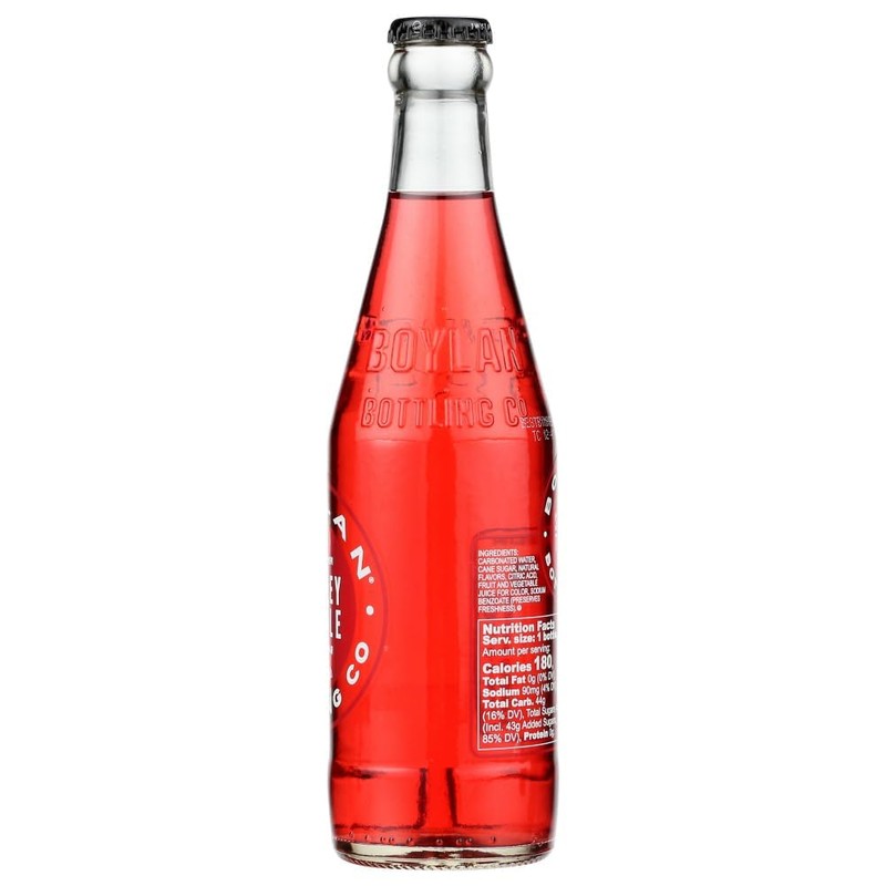 Boylan Shirley Temple craft soda 4PK-12oz glass bottles