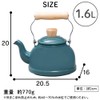 Iris Plaza CTN-1.6K.SB Kettle, Induction Compatible, Smoke Blue, 1.6 L.,