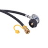Flame King Propane Regulator Hose with Quick Connect for RV,