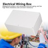 Junction Box Flame Retardant Material Insulation Performance Elegant Appearance F15