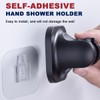 BSTIIU Handheld Shower Head Holder, Adhesive Showerhead Bracket, Angle Adjustable