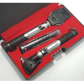 Generic Student Home Use New Ent Otoscope Examination Kit Fiber Optic Diagnostic Set Black Color OS1015