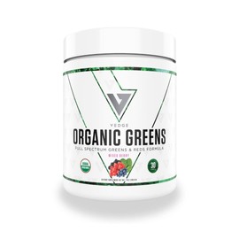 vedge Nutrition Organic Greens | Vegan Plant-Based Greens Superfoods Powder | Energy, Antioxidants & Recovery | Full Spectrum Greens for Athletes | Mixed Berry, 30 Servings