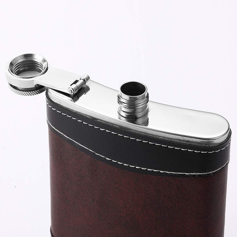 YWQ Premium 1 Pack 8 Oz Hip Flask for Liquor