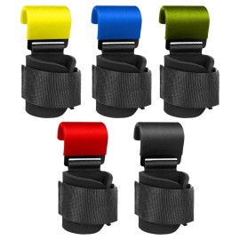 Unbranded Advanced Robust Sturdy Pull-Up Wrist Wrap Resistance Band with Steel Plate-Style - Red