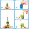 TAORANJU 4 Digit Padlocks Re-settable Combo Locks Combination Locks for