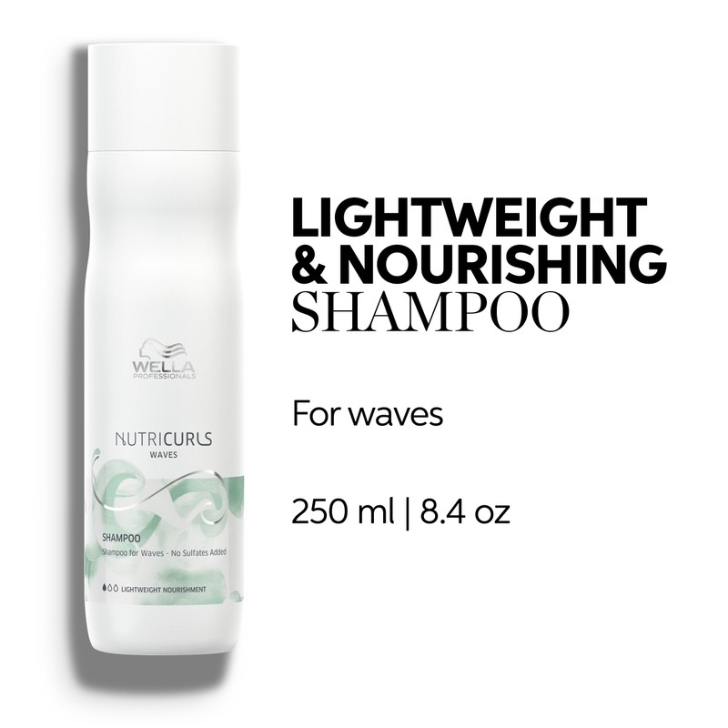 Wella Professionals Nutricurls Shampoo for Waves 250ml
