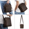 CHARGELLA Genuine Leather Messenger Bag for Men, Office Work CrossBody