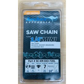 Archer 14" Archer Guide Bar 1/4"-043-72DL MS150 MS150T MS151 MS151T WITH CHAIN!