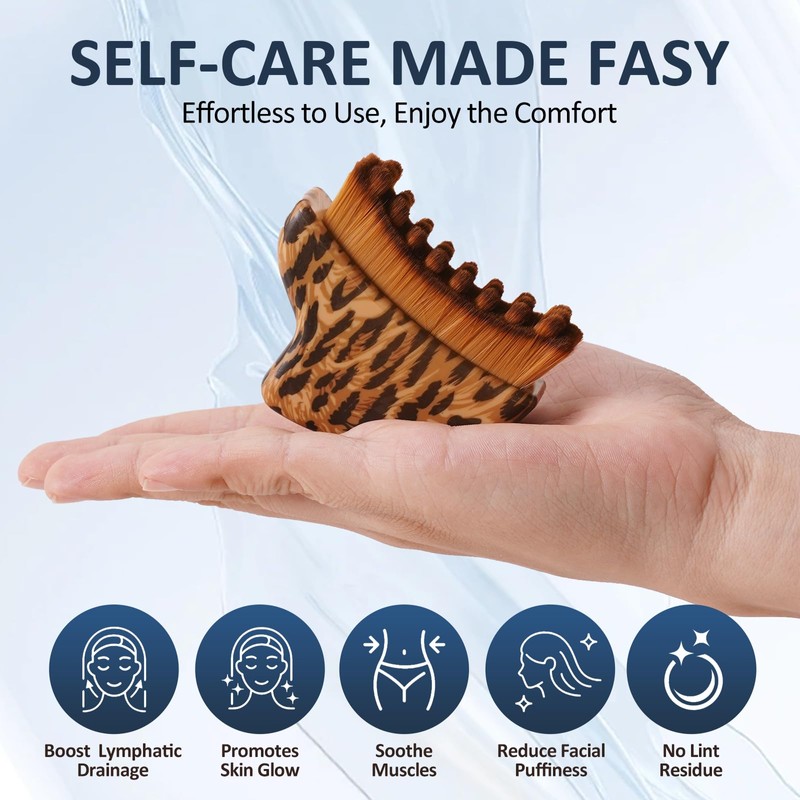 Lymphatic Contour Brush for Face, Face Sculpting Tool for Lymphatic