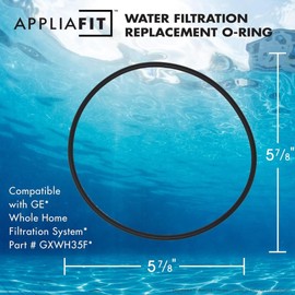 O-Rings Compatible with GE HHRING for Whole Home Filtration Models GXWH30C, GXWH35F, GXWH38F, GXWH38S, GXWH40L, WS03X10039, FXHSC, FXHTC (3-Pack)
