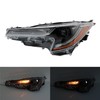 labwork Headlight Assembly Replacement for Corolla 2023 Black Headlights Set