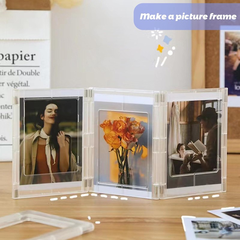 10PCS Color Magnetic Photo Frame for 3 Inch Mini Photo,