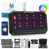 MICTUNING App Control RGB 8 Gang Switch Panel, Toggle ON-OFF