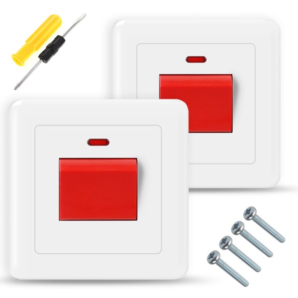 Acmerota 45A Double Pole Switch with Neon for Water Heater