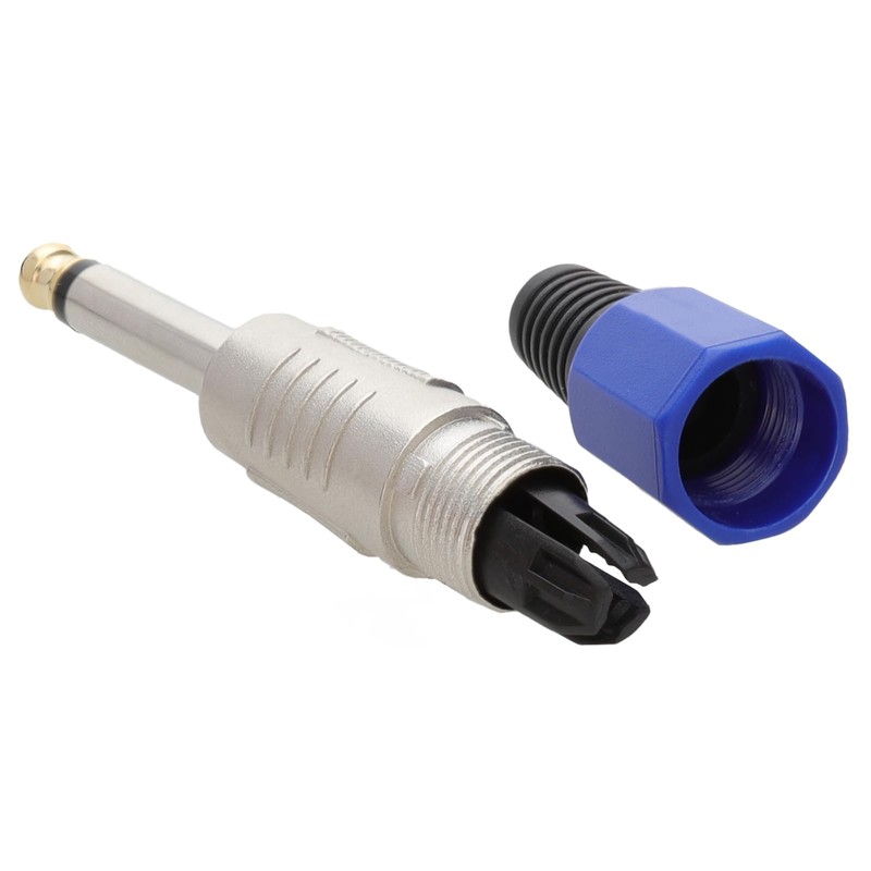 kenable 6.35mm PRO METAL Mono Jack Plug & Strain Relief