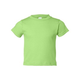 RABBIT SKINS™ Toddler 100% Cotton Jersey Short Sleeve Tee (Key Lime, 2 Toddler)