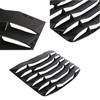 ECOTRIC Rear Windshield Louvers Window Sun Shade Cover ABS Compatible