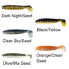 SEABUZZ Rubber Fish Fishing Lure Set Paddle Worm 10 Pieces