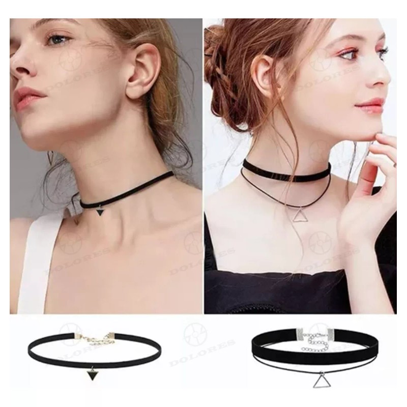 Dolores 15pcs Collar Choker Gargantilla Moda Joyería Mujer Cadenas