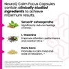 NeuroQ Calm Focus Capsules - Stress Relief Supplement - Supports