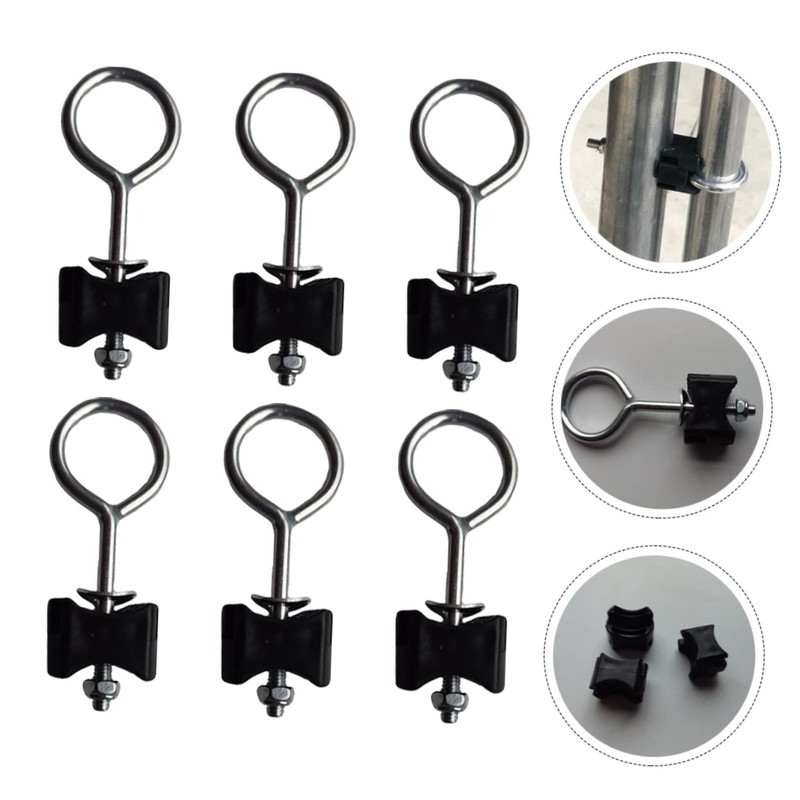 Abaodam 6Pcs Removable Trampoline Nuts Durable Trampoline Accessories for Easy