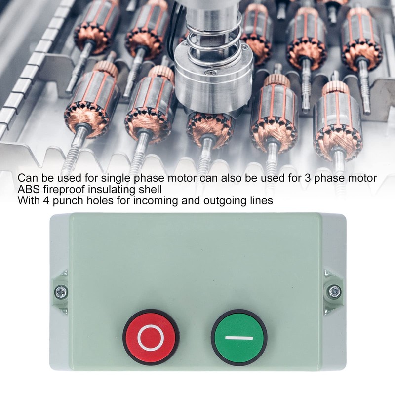Focket Magnetic Electric Motor Starter, 2.2KW Single Phase 220/230V 4KW