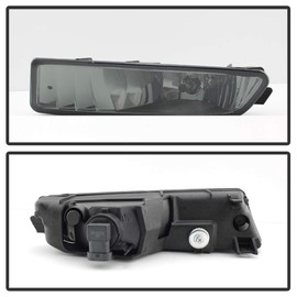 ACANII - For 2002-2003 Acura TL Smoked Lens Bumper Driving Lamps Fog Lights Assembly w/Bulbs Replacement Left+Right