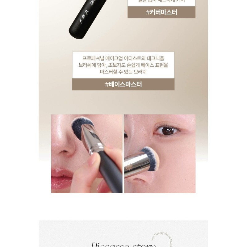 PICCASSO 2 types of Picasso base brushes + mesh standing