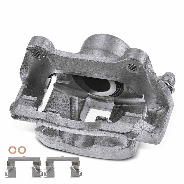 A-Premium Front Disc Brake Caliper Assembly with Bracket Compatible with