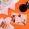 6 Pack Powder Puff Face Triangular Makeup Sponge Soft Velvet