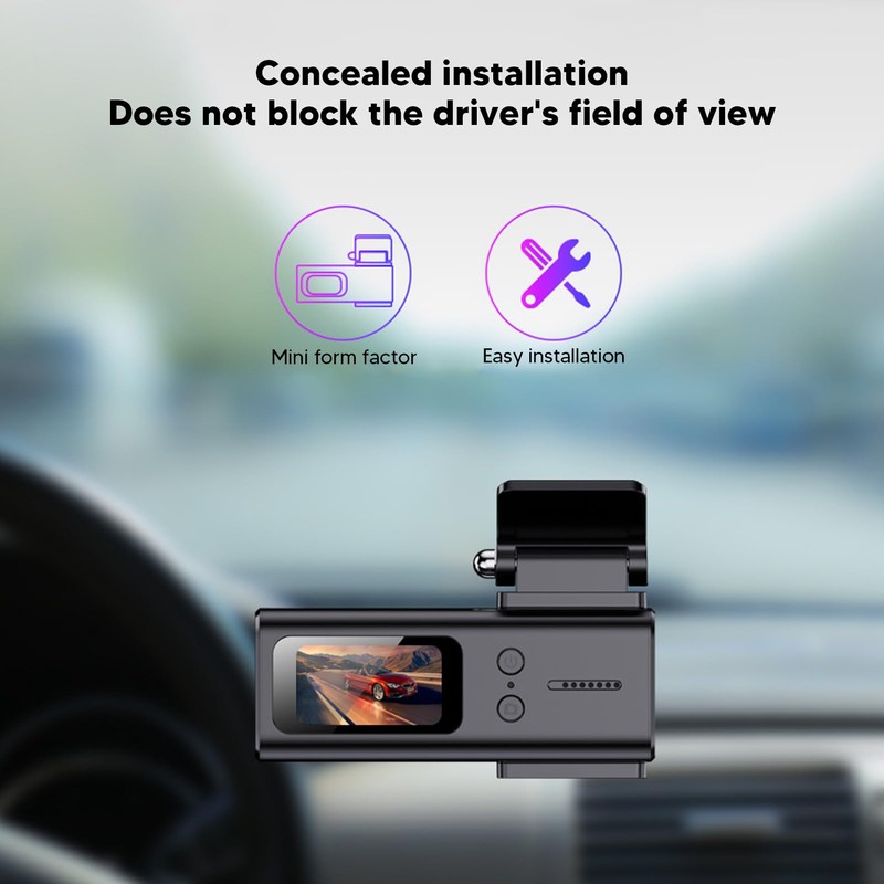 FHD 1080P Dash Cam WiFi, Night Vision, Recording, G Sensor,