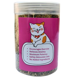 Shizhoo 100% Natural Catnip for Cats & Kittens Premium Organic Blend to Energize and Excite Cats, Safe for Cat Play, Training, Refillable Catnip Toys, Cat Tree and Cat Bed (1 Cup)