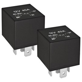 4RD93168001 007903001 RY116 12V 40A Relay (Pack of 2), JD1914 5 Pin SPST Automotive Relay Replace 584416 586147 586224