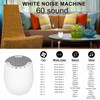 BIGMONAT White Noise Device with Remote Control, 60 Natural Soothing
