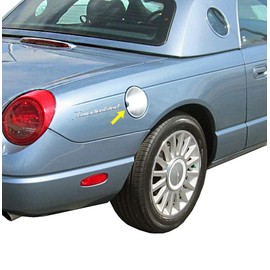 Made in USA! Compatible with 2002-2005 Ford Thunderbird Gas Cap Chrome Stainless Steel Fuel Cover