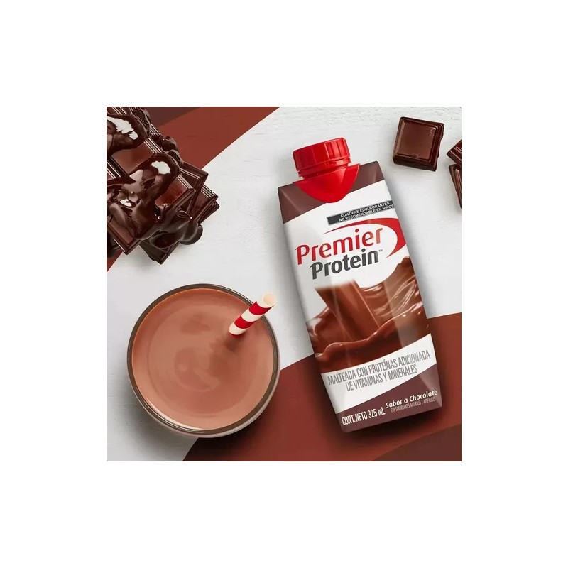 Malteada Con Proteína, Premier Protein, 18 Envases De 325 Ml