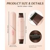 SUMEITANG Black Winged Eyeliner Stamp Pen, Dual Head 90° Rotating