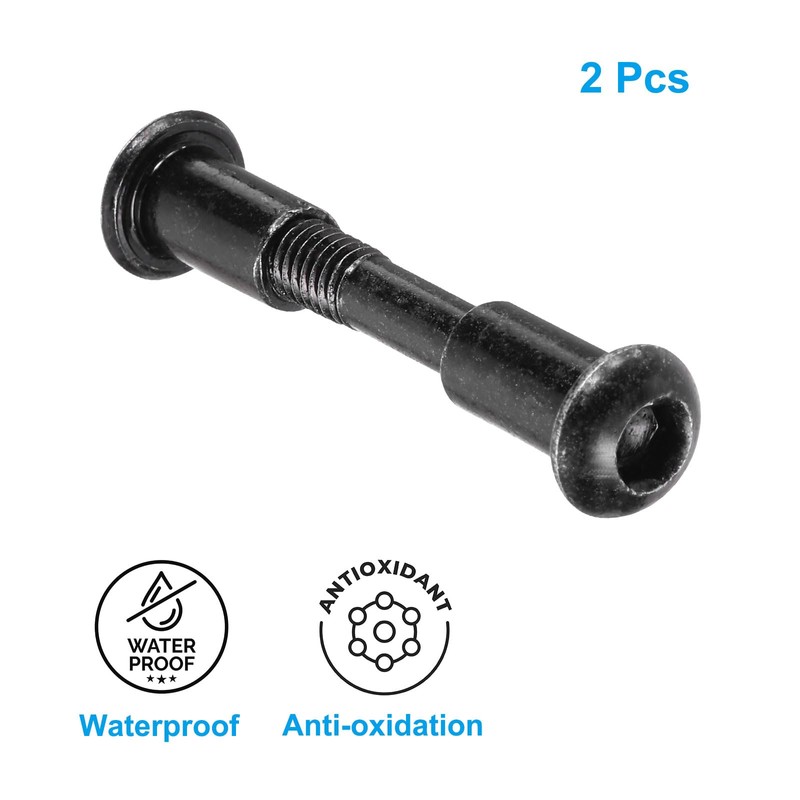 PATIKIL Fixed Bolt Screw, 2 Pack Folding Shaft Locking Screw
