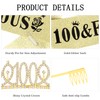 Gold 100th Birthday Sash and Tiara for Women, 100th Birthday
