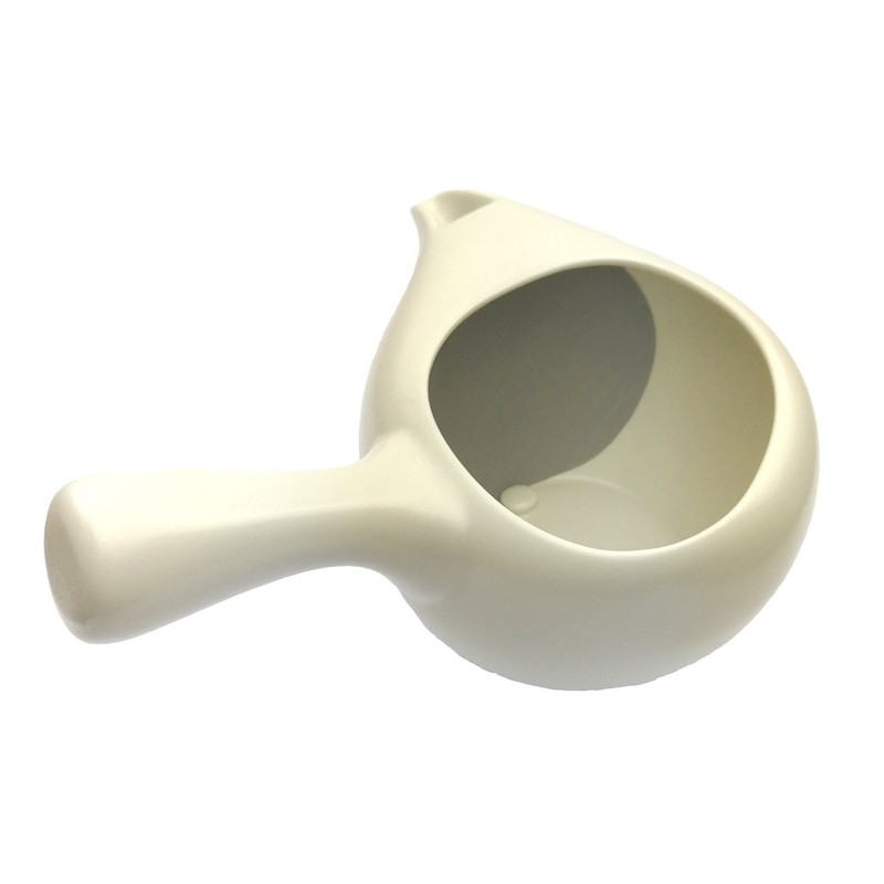 Kyusu Japanese One-Handed Teapot with Tea Strainer 350 ml, Ceramic